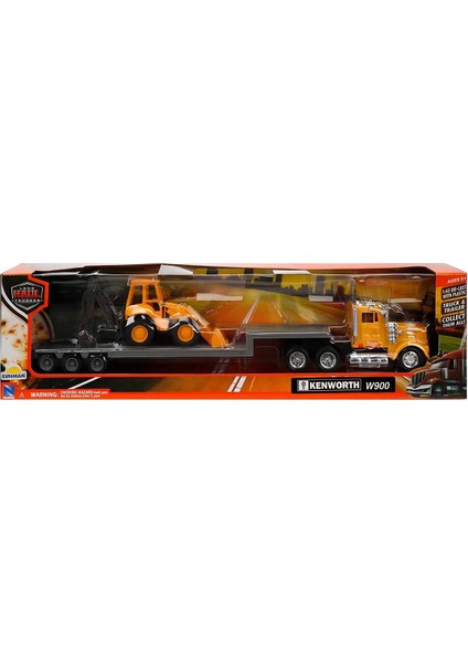 1:43 Long Haul Kenworth Taşıyıcı Tır ve Dozer Kız Erkek Çocuk Oyuncak Eğitici Oyuncaklar fiyatları