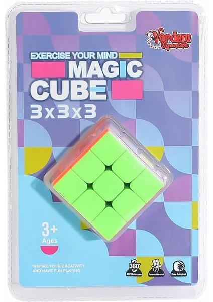 FX7330 Magic Cube Zeka Küpü 3x3 Kız Erkek Çocuk Oyuncak Eğitici Oyuncaklar