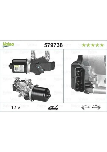 579738 Silecek Motoru On 7701061590