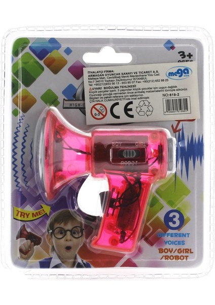 Ses Değiştirici Mini Pembe Megafon Kız Erkek Çocuk Oyuncak Eğitici Oyuncaklar fiyatları