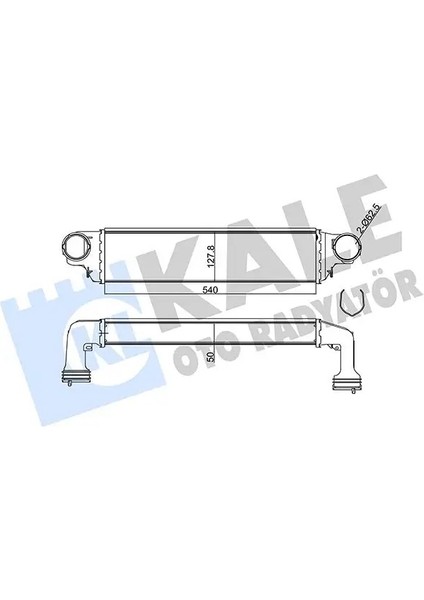 344805 Turbo Radyatoru 17517789793 17517793370