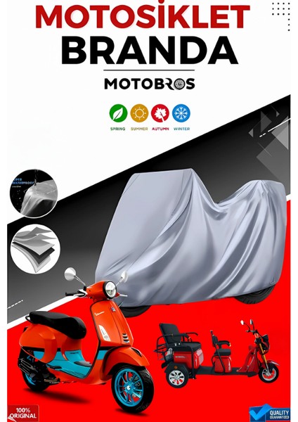 Siyah Arora Atak 249 Elektrikli Motor Arka Çanta Uyumlu Brandası 4 Mevsim Koruma Gri indirimleri