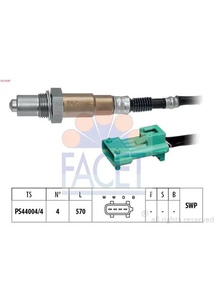 107597 Oksijen Sensoru 135329 1628KN 1628YK