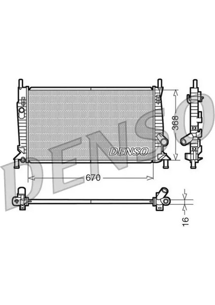 DRM10075 Motor Radyatoru 1305492 1318177 1354177