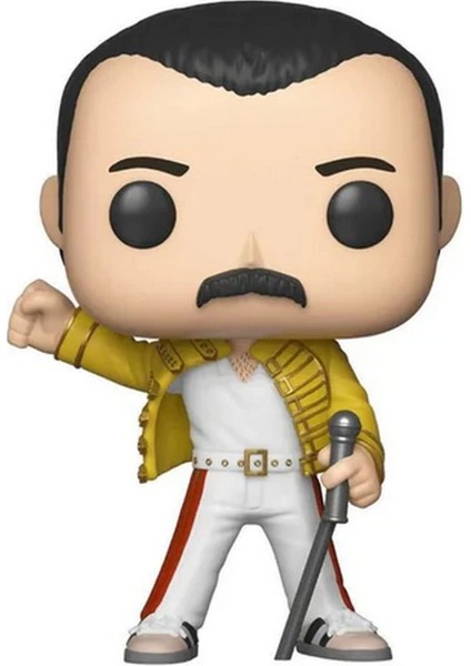 Funko Pop Rocks: Queen - Freddie Mercury Wembley 1986 Kız Erkek Çocuk Oyuncak Eğitici Oyuncaklar