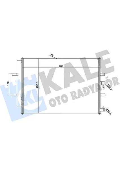 345695 Klima Radyatoru 1778169 BK2119710AB