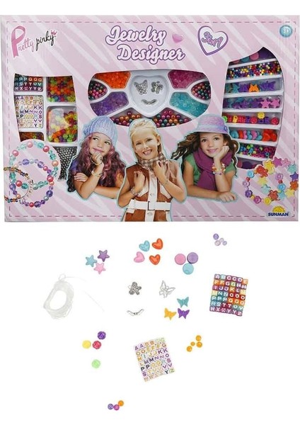 Hobi Set 3 In 1 Set Boncuk Takı Tasarım Seti Kız Erkek Çocuk Oyuncak Eğitici Oyuncaklar fiyatları