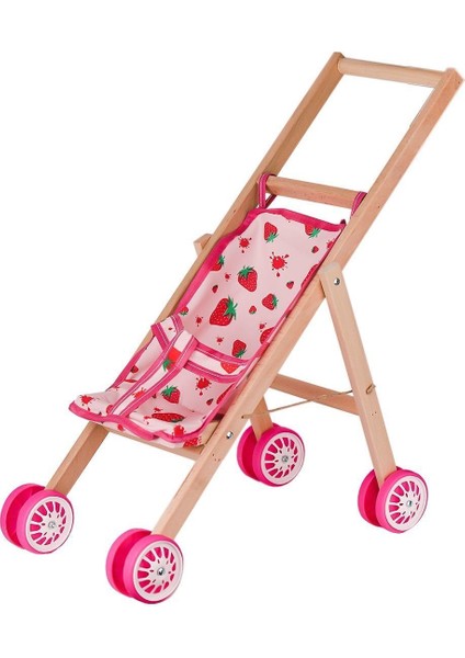 2519 Katlanabilir Ahşap Puset -Uzay Ahşap Kız Erkek Çocuk Oyuncak Eğitici Oyuncaklar