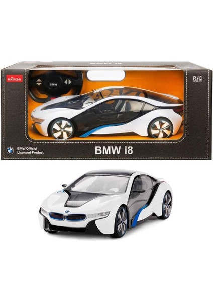 Uzaktan Kumandalı 1/14 Bmw I8 2.4 Ghz Işıklı Beyaz Kız Erkek Çocuk Oyuncak Eğitici Oyuncaklar