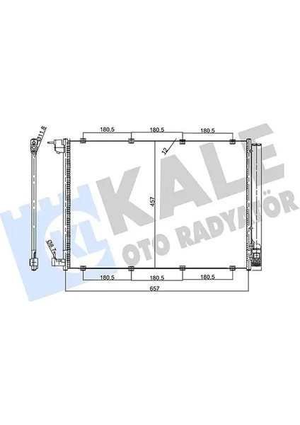 357735 Klima Radyatoru A0995001854 A0995002154