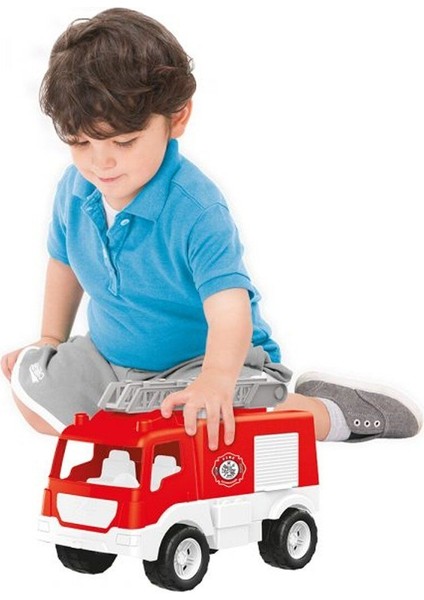7022 Itfaiye Kamyonu Penceli Kutuda 38CM Kız Erkek Çocuk Oyuncak Eğitici Oyuncaklar modelleri