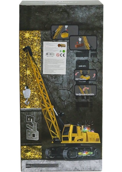 8062E Kumandalı Şarjlı Kule Vinç Kız Erkek Çocuk Oyuncak Eğitici Oyuncaklar fiyatları