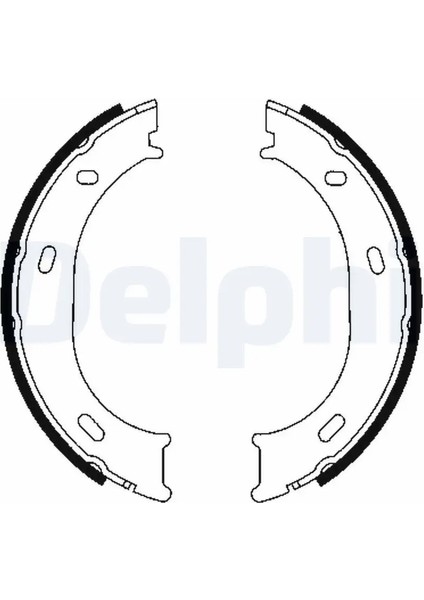 LS1905 Arka Fren Balatasi 2D0698525 2D0698525B A0024205820