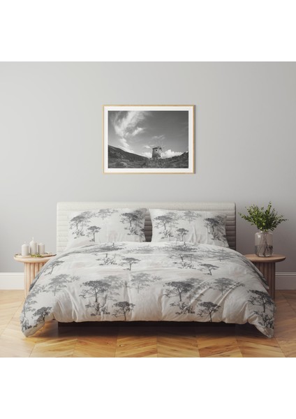 Cotton Collection Çift Kişilik Nevresim Takımı Grave