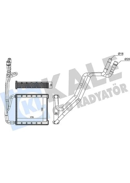 370735 Kalorifer Petegi 1752008 1905858 AV1118B539AA