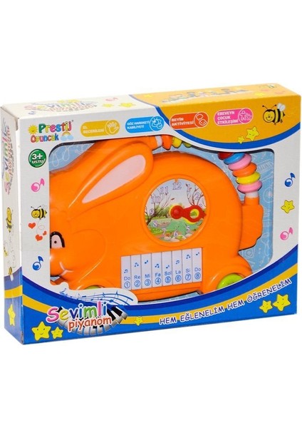 Pr-18 Pilli Sevimli Pianom -Prestij Kız Erkek Çocuk Oyuncak Eğitici Oyuncaklar