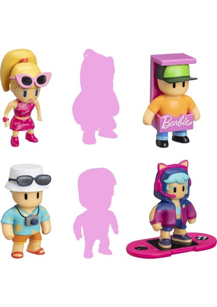 Pmı SGB2060 Stumble Guys Barbie Figür 6lı Set Kız Erkek Çocuk Oyuncak Eğitici Oyuncaklar modelleri