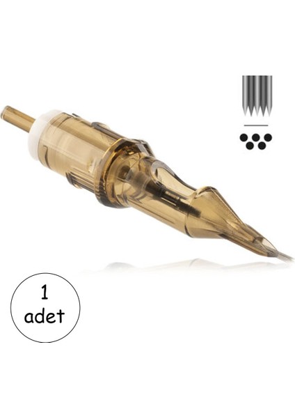 Kartuş Dövme ve Kalıcı Makyaj Iğnesi 5rm - Dolgu ve Gölge Iğnesi #1205RM - Cartridge Tattoo Needle