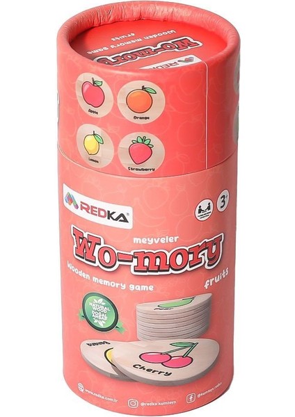 RD5644 Redka Wo-Mory Ahşap Hafıza Oyunu Kız Erkek Çocuk Oyuncak Eğitici Oyuncaklar