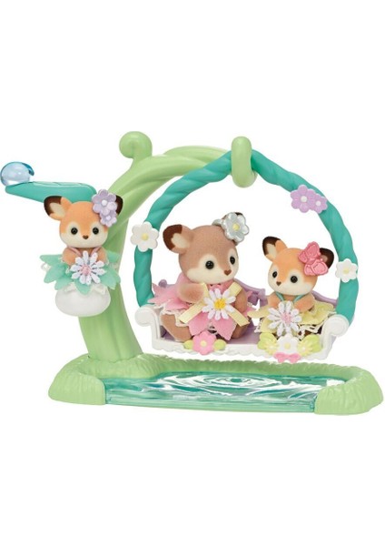 5801 Sylvanian Families Geyik Bebekler ve Çiçekli Salıncak Seti +3 Yaş Kız Erkek Çocuk Oyuncak Eğiti fiyatları