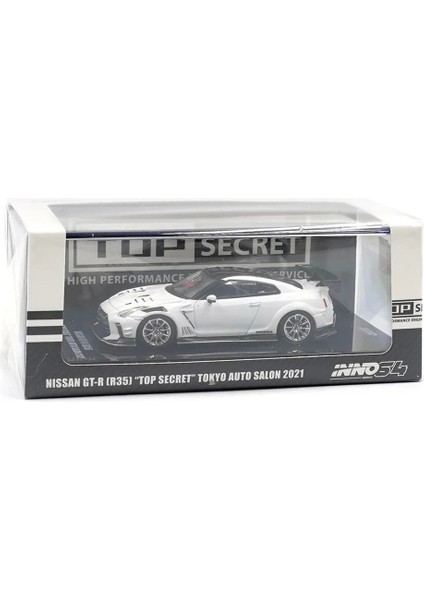 Inno 1/64 Nissan Gt-R (R35) ''top Secret'' Tokyo Auto Salon 2021 Kız Erkek Çocuk Oyuncak Eğitici Oyu modelleri