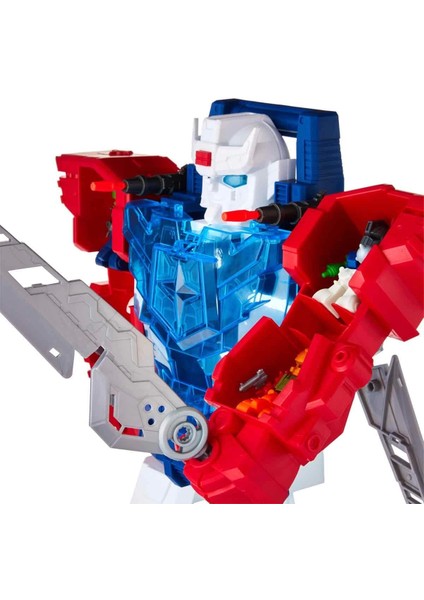 Sesli ve Işıklı Exobot Mega Morph Taşıyıcı Robot 54CM Kız Erkek Çocuk Oyuncak Eğitici Oyuncaklar modelleri