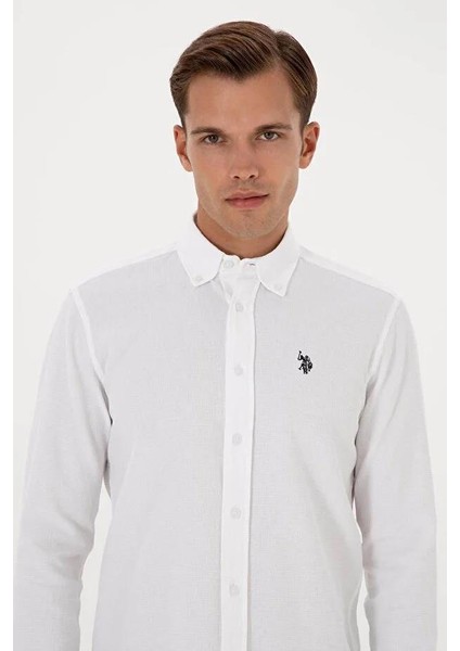 Erkek Slim Dokuma Gömlek G081GL004