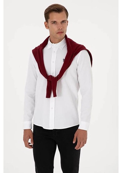 Erkek Slim Dokuma Gömlek G081GL004 fiyatları