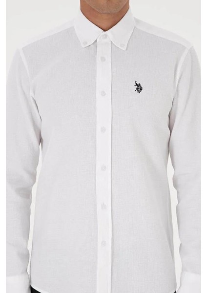 Erkek Slim Dokuma Gömlek G081GL004 indirimleri