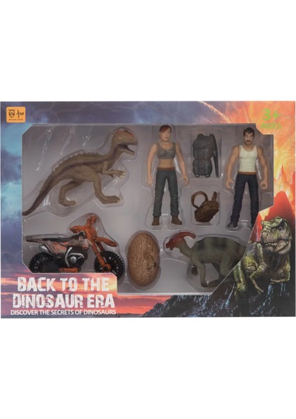 Kadın Erkek Figürlü Motorsiklet ve Dinozor Yumurtalı Oyun Seti Kız Erkek Çocuk Oyuncak Eğitici Oyunc fiyatları