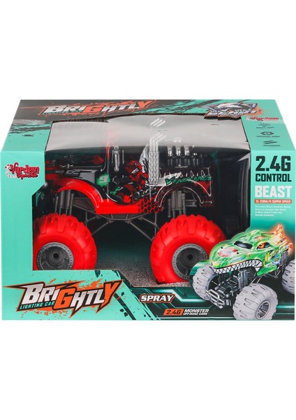 RQ3049 Kumandalı Şarjlı Işıklı Buharlı Off Road Kamyon Kız Erkek Çocuk Oyuncak Eğitici Oyuncaklar