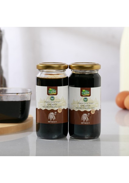 Organik Keçiboynuzu Özü 315 gr 2'li Set