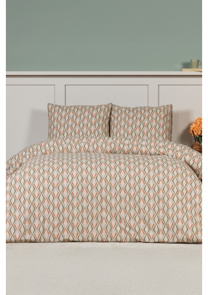 Capella Nevresim Takımı Çift Kişilik (200X220 Cm) Somon