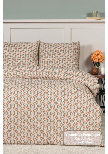 Capella Nevresim Takımı Çift Kişilik (200X220 Cm) Somon fiyatları