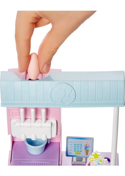 HCN46 Barbie Dondurma Dükkanı Oyun Seti, Barbie Ben Büyüyünce Kız Erkek Çocuk Oyuncak Eğitici Oyunca modelleri