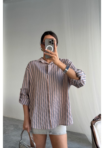 Çizgili Gömlekketen - Antrasit modelleri