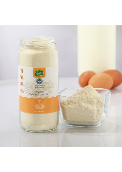 Organik Tam Buğday Unu 250 gr