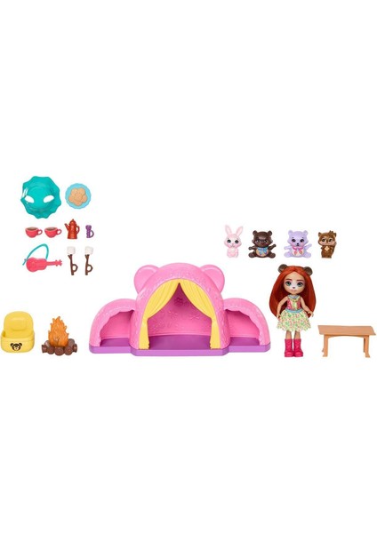 HTW71 Enchantimals Maceracı Kampçılar Oyun Seti Kız Erkek Çocuk Oyuncak Eğitici Oyuncaklar fiyatları