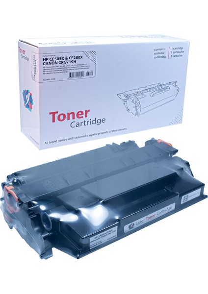 Hp CE505X P2055D, P2055DN, P2055X (6.9K) Sayfa Verimli Muadil Toner