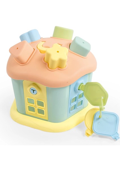 Sevimli Bultak Ev- Kilitli Kapı Kız Erkek Çocuk Oyuncak Eğitici Oyuncaklar