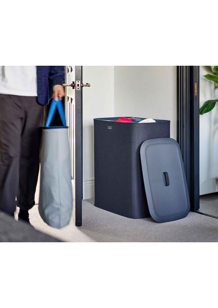 Tota 90 L Trio 3 Bölmeli Çamaşır Ayırma Sepeti Siyah modelleri