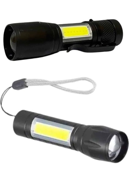 Techmrt Uzun Menzilli Şarjlı El Feneri Uzun Ömürlü LED Işık Lamba fiyatları