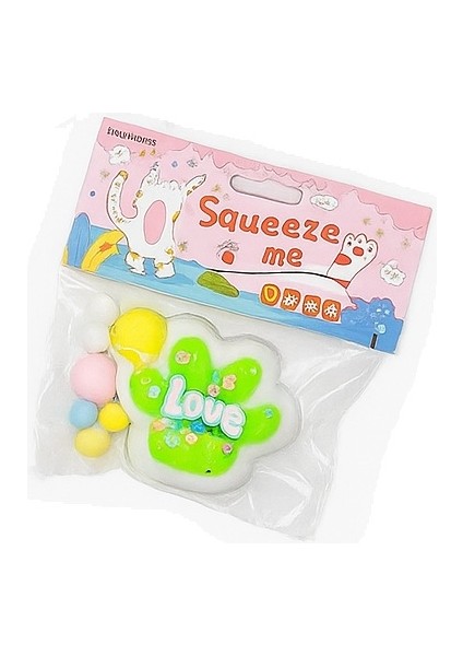 Sukuşi Squeezme yumuşak kedi patisi temalı Skushy stres oyuncağı modelleri