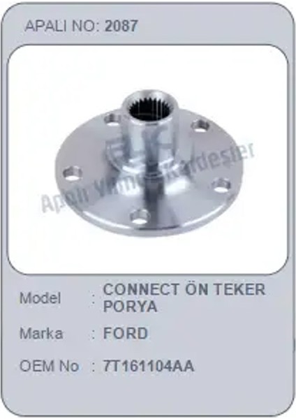 2087 On Poyra 2T141104AD 7T161104AA (2 Adet Fiyatıdır)