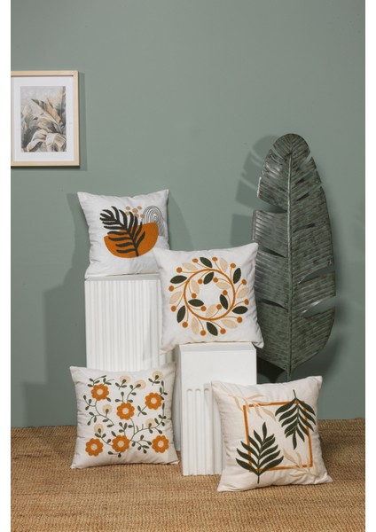 Daisy Kırlent Kılıfı 4 Adet (40X40 Cm)