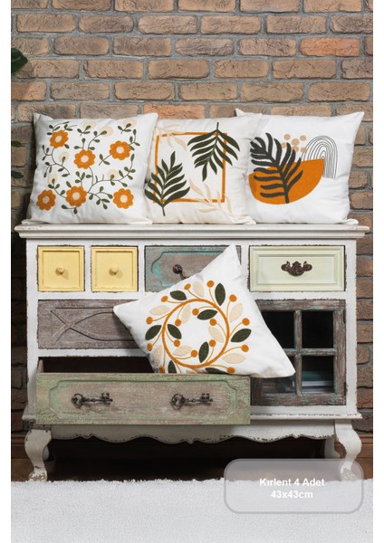 Daisy Kırlent Kılıfı 4 Adet (40X40 Cm) fiyatları