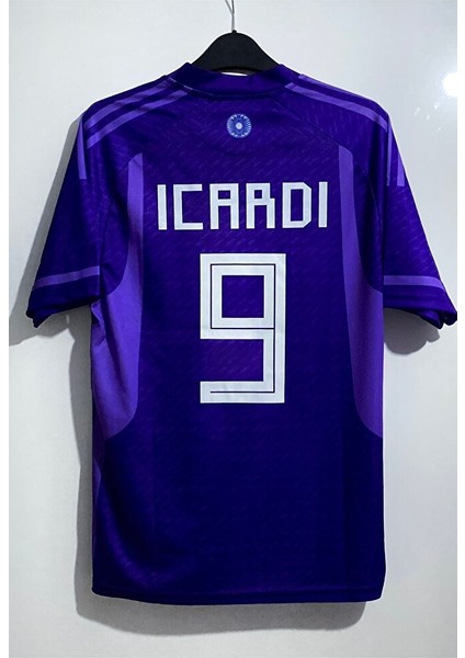 Arjantin 2022 Dünya Kupası Mauro Icardi Deplasman Forması