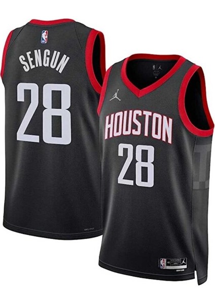 H.o.u.s.t.o.n Rockets 2025 Alperen Şengün Basketbol Forması (Black) modelleri