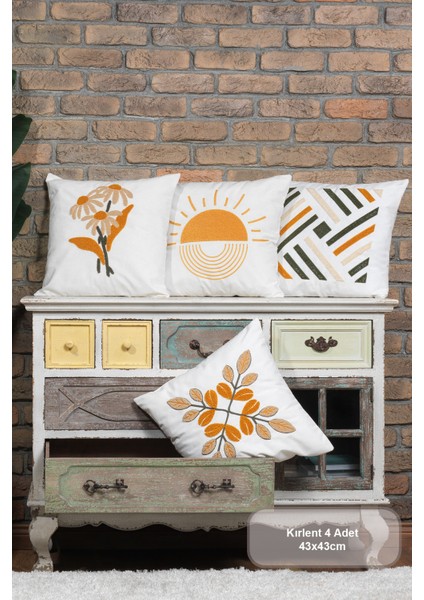 Summer Kırlent Kılıfı 4 Adet (40X40 Cm) fiyatları