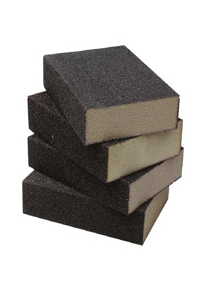 Kübik Takoz Sünger Zımpara 4 Adet ( 60-80-100-120 Kum )